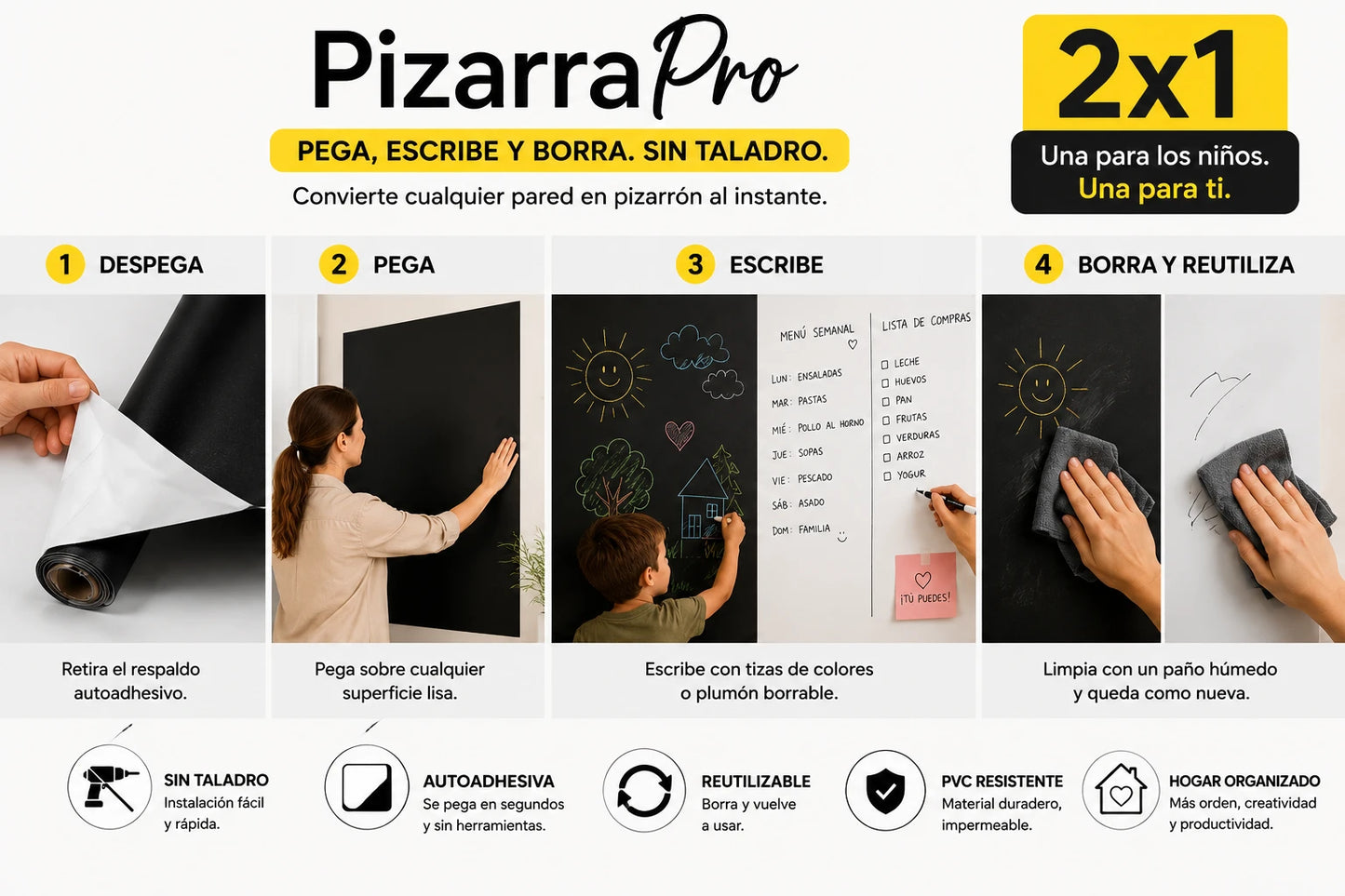 PizarraPro — Convierte Cualquier Pared en Pizarrón al Instante