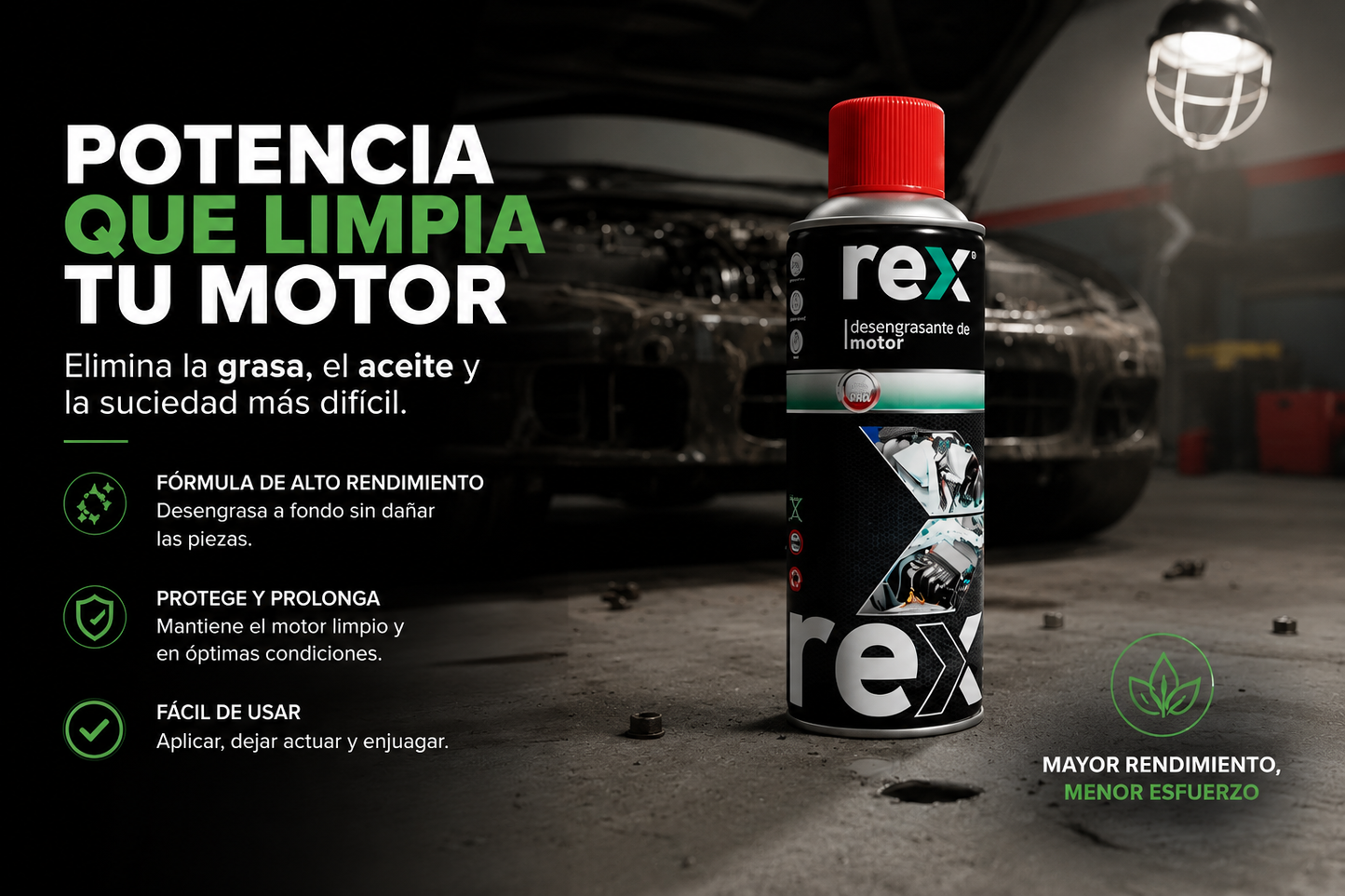 AutoKit Rex — El motor limpio y los contactos restaurados en un solo pack