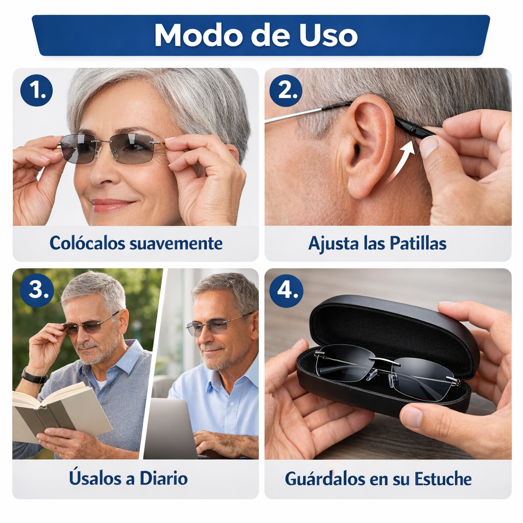 Lentes Frameless Premium - Protección y Estilo Diario - Luce Elegante Desde el Primer Uso
