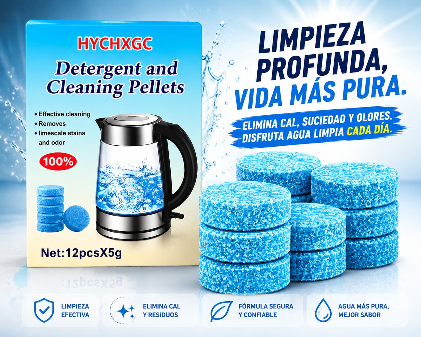 HerviPure 3x1 — 2 Años de Hervidor Impecable, sin Esfuerzo