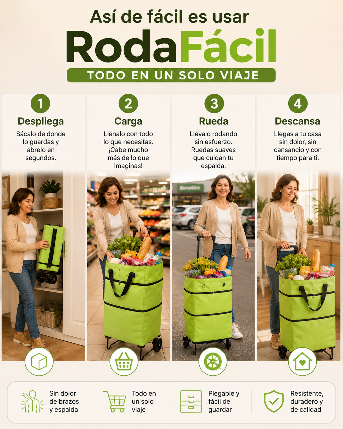 RodaFácil - La bolsa que carga sola por ti