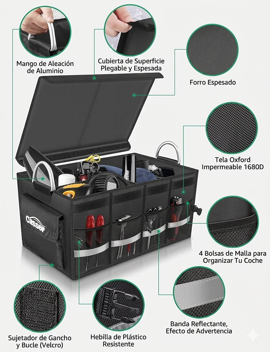 TrunkPro Black — El Maletero Ordenado que tu Auto Necesitaba