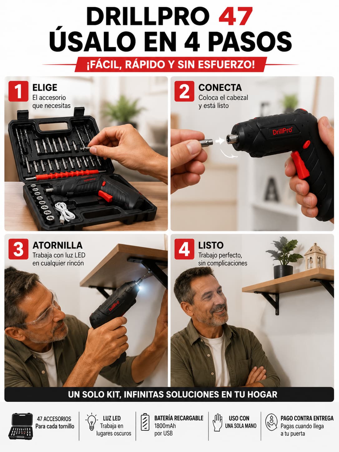 DrillPro 47 — Arregla cualquier cosa en casa sin esfuerzo