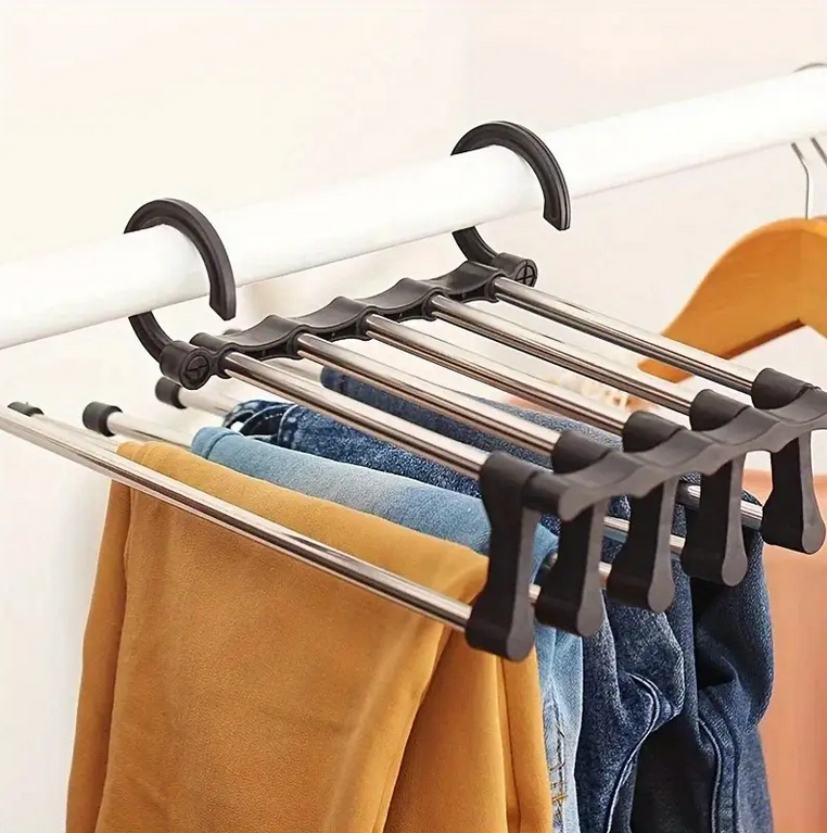 Armador de Pantalones 5 Espacios 3x1 – Ordena tu Clóset – Más Espacio en Minutos