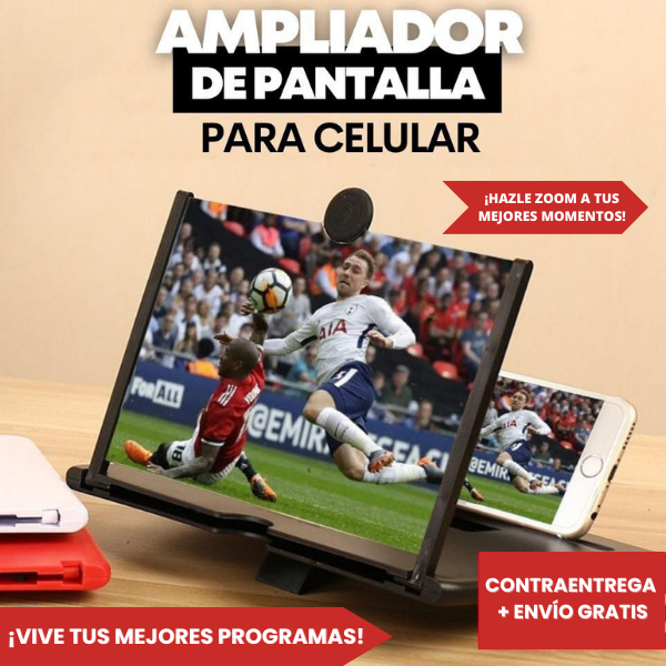 Amplificador de Pantalla – Visión Ampliada – Disfruta Imagen Clara en 3 Segundos