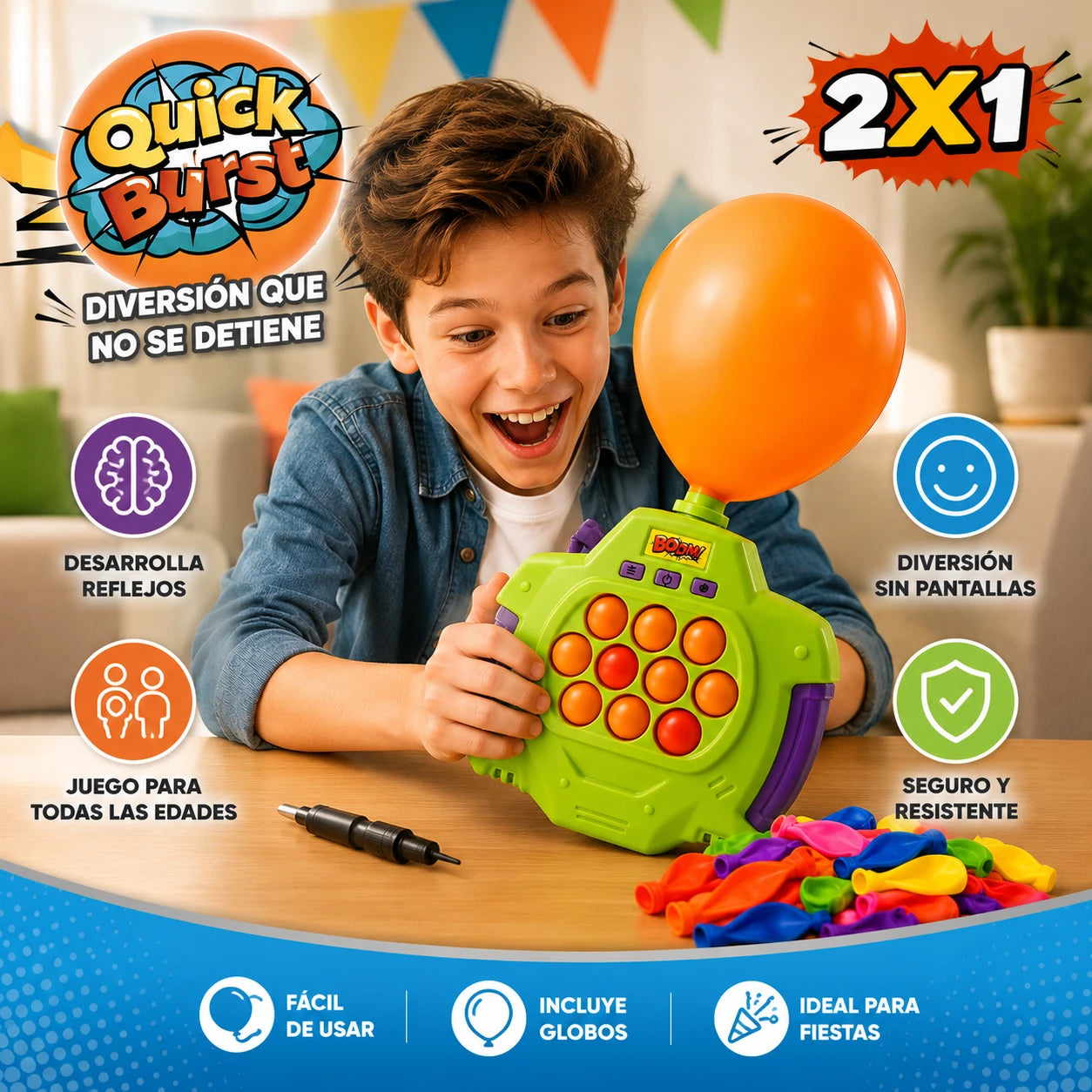 PopBoom 2x1 - Diversión Familiar Garantizada