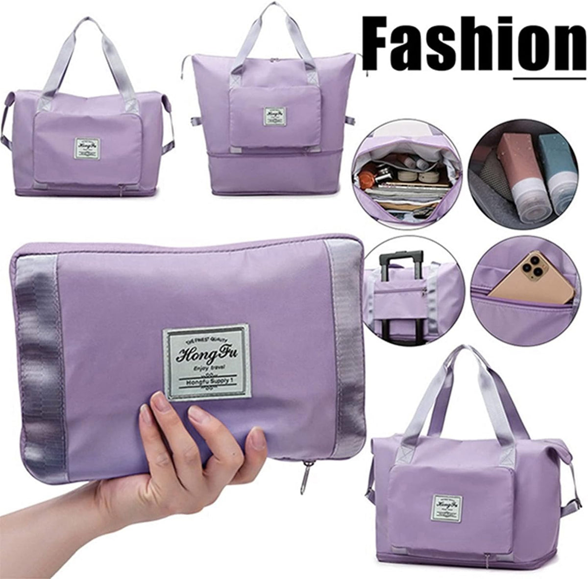 Voyago Pro — El bolso plegable que se expande cuando tu maleta ya no da más