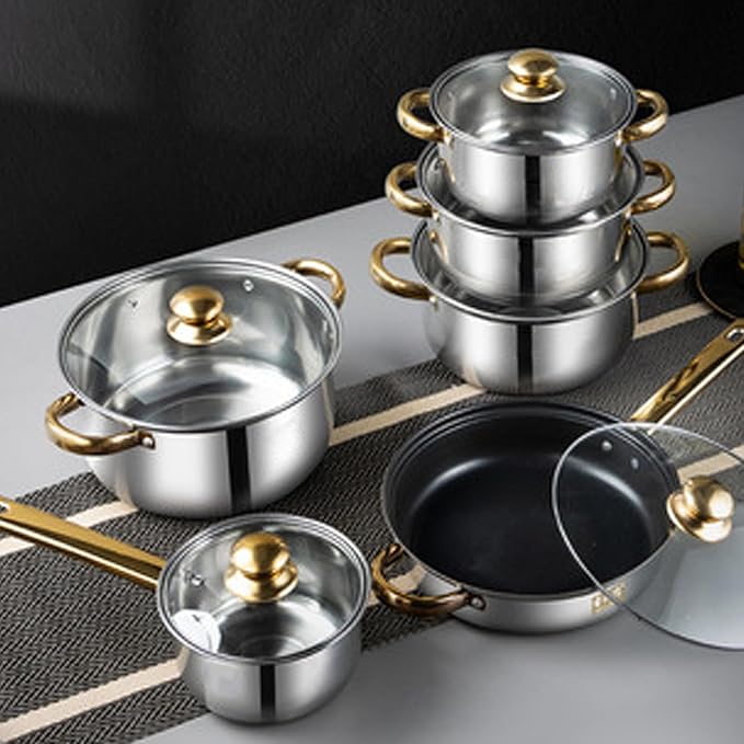 SteelGold Pro — La batería completa que tu cocina merece