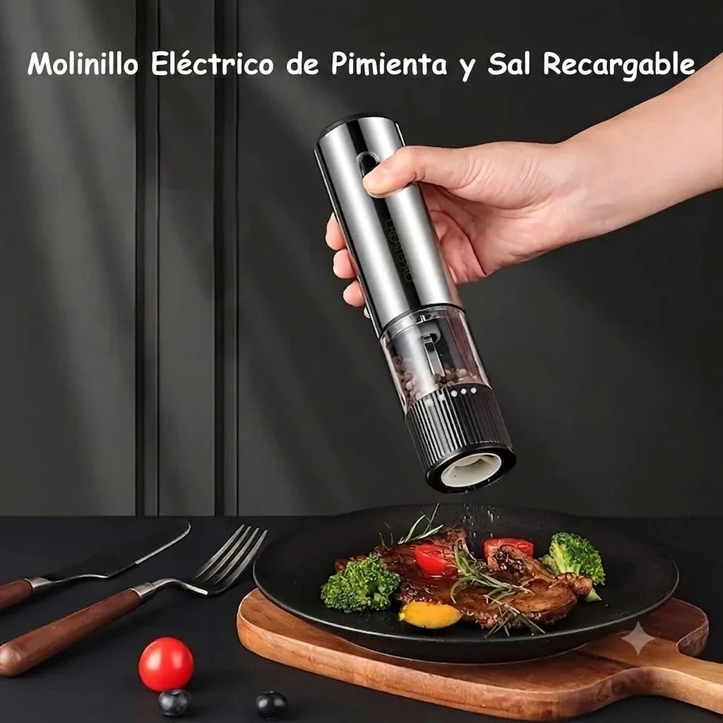 SaborPro - Muele sal y pimienta al instante, sin pilas