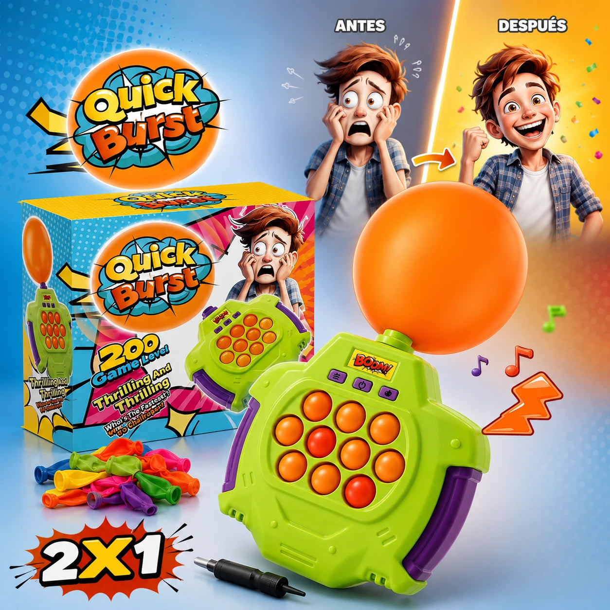 PopBoom 2x1 - Diversión Familiar Garantizada