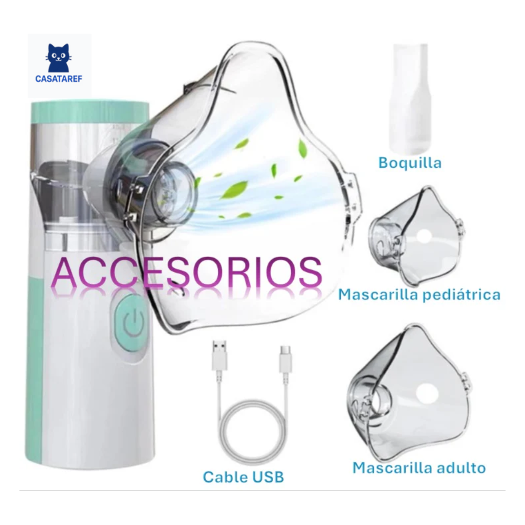 OFERTA PACK: Nebulizador Portátil Infantil + Oxímetro