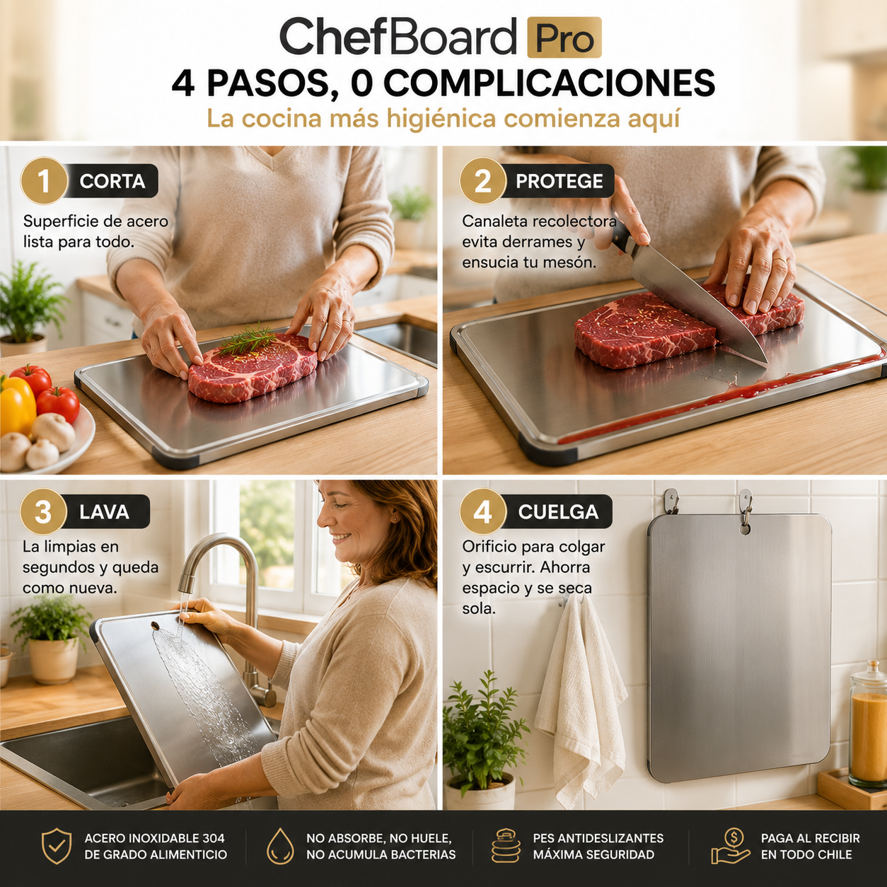 ChefBoard Pro - La Tabla que Tu Cocina Merecía
