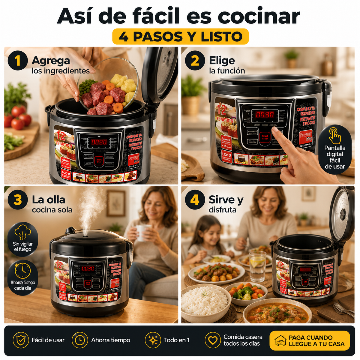 CocinaMax Pro — Cocina Todo en 1 Sin Ensuciarte las Manos
