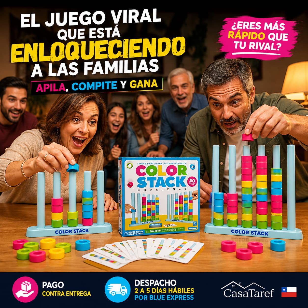 Color Stack Challenge — El Juego que Está Volviendo Locos a Todos