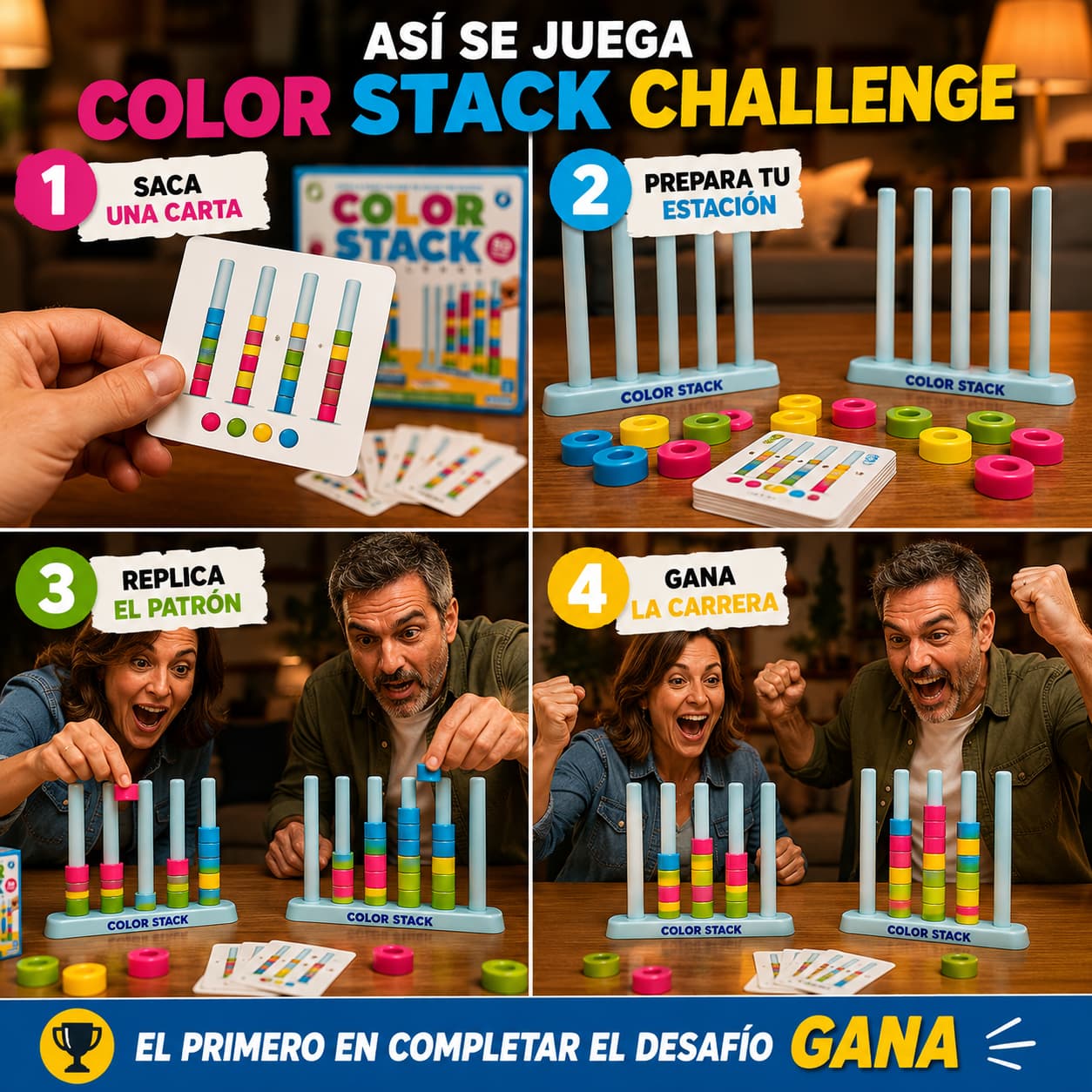 Color Stack Challenge — El Juego que Está Volviendo Locos a Todos