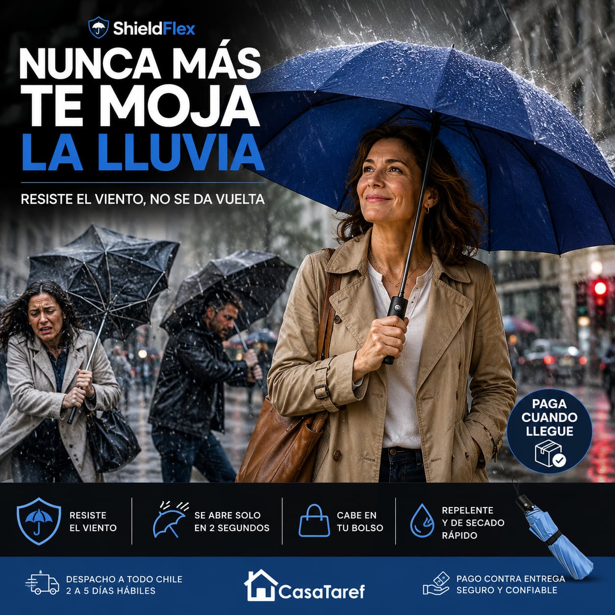 ShieldFlex — Nunca más te moja la lluvia en Chile