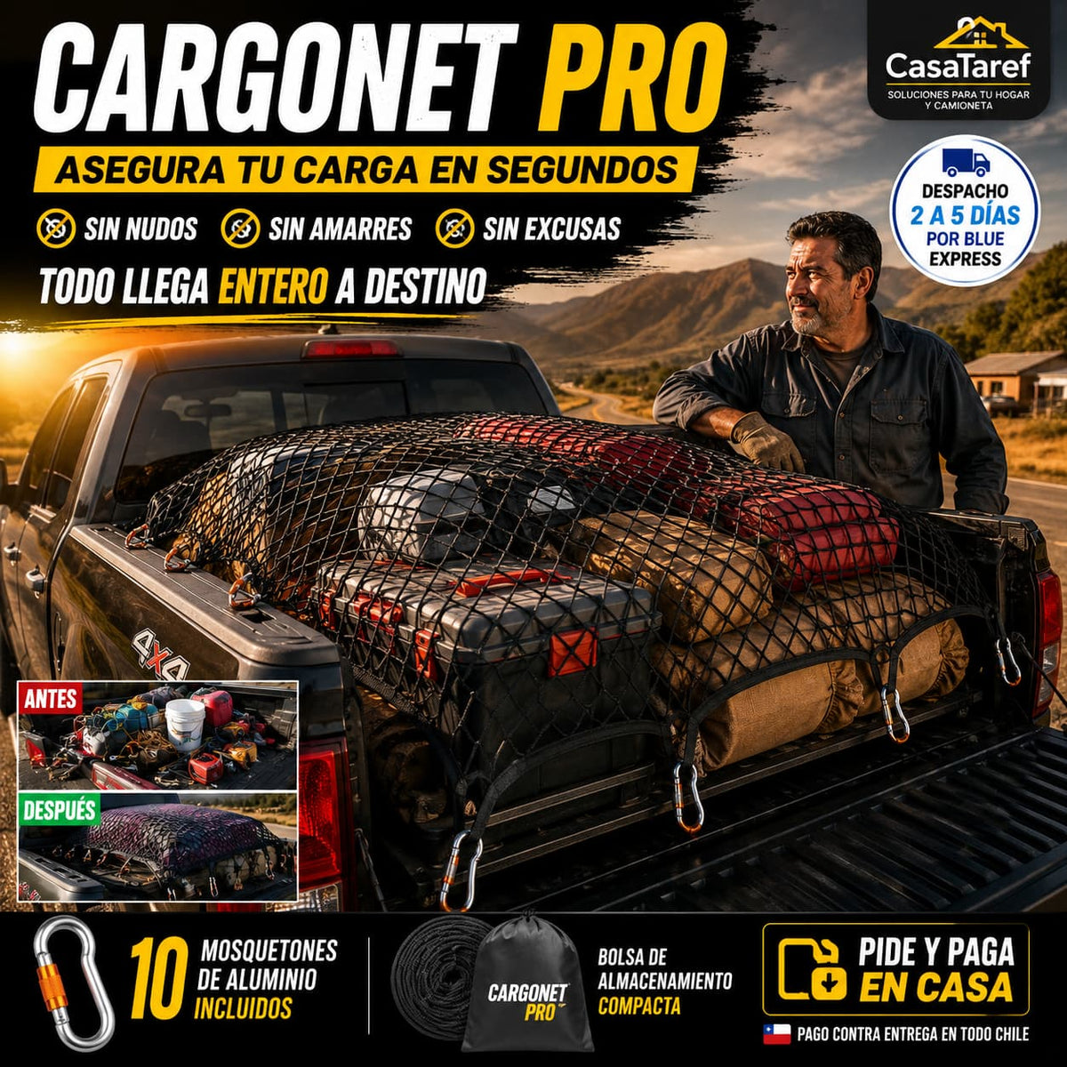 CargoNet Pro — Asegura tu Carga y Llega sin Perder Nada