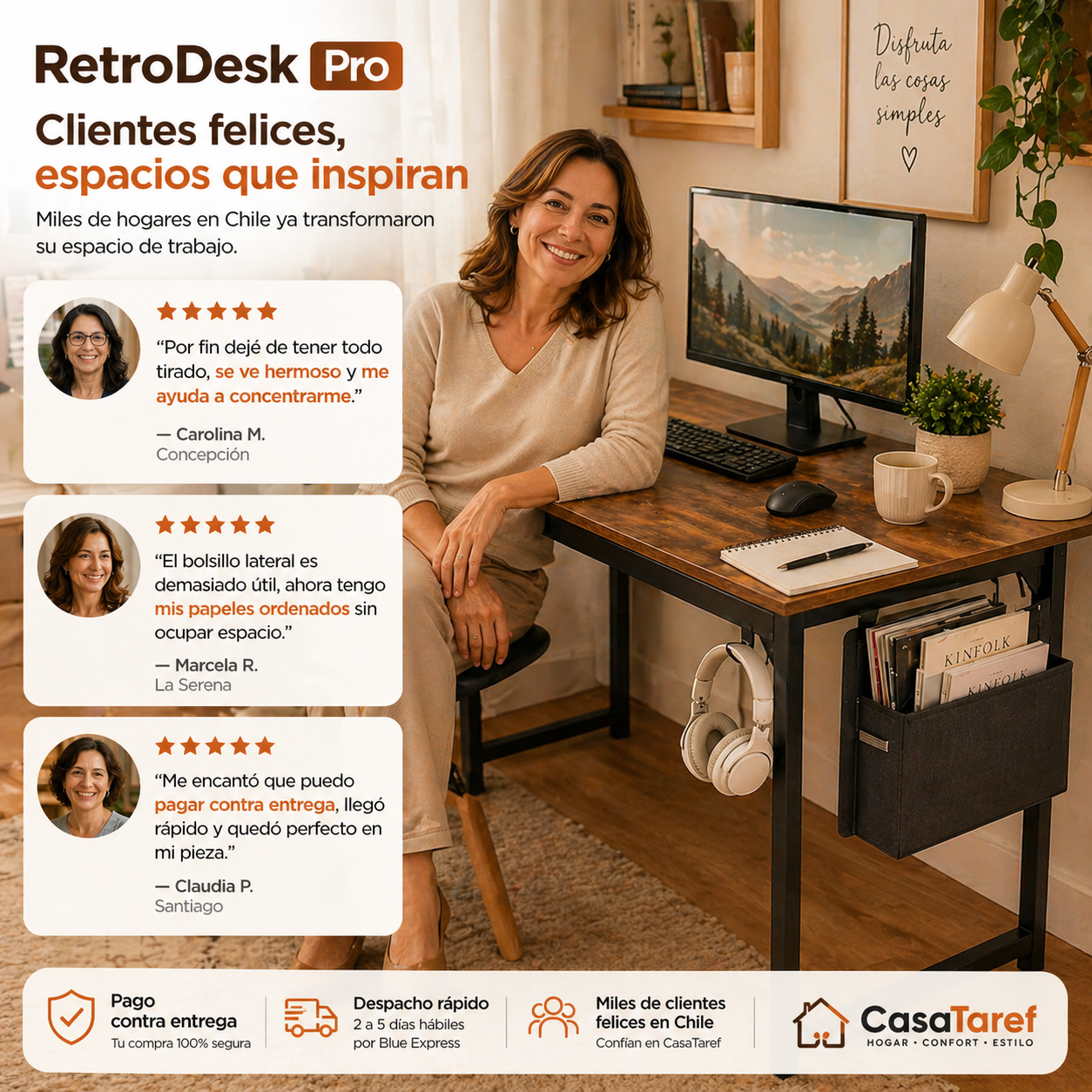 RetroDesk Pro — Tu Espacio de Trabajo Organizado y con Estilo