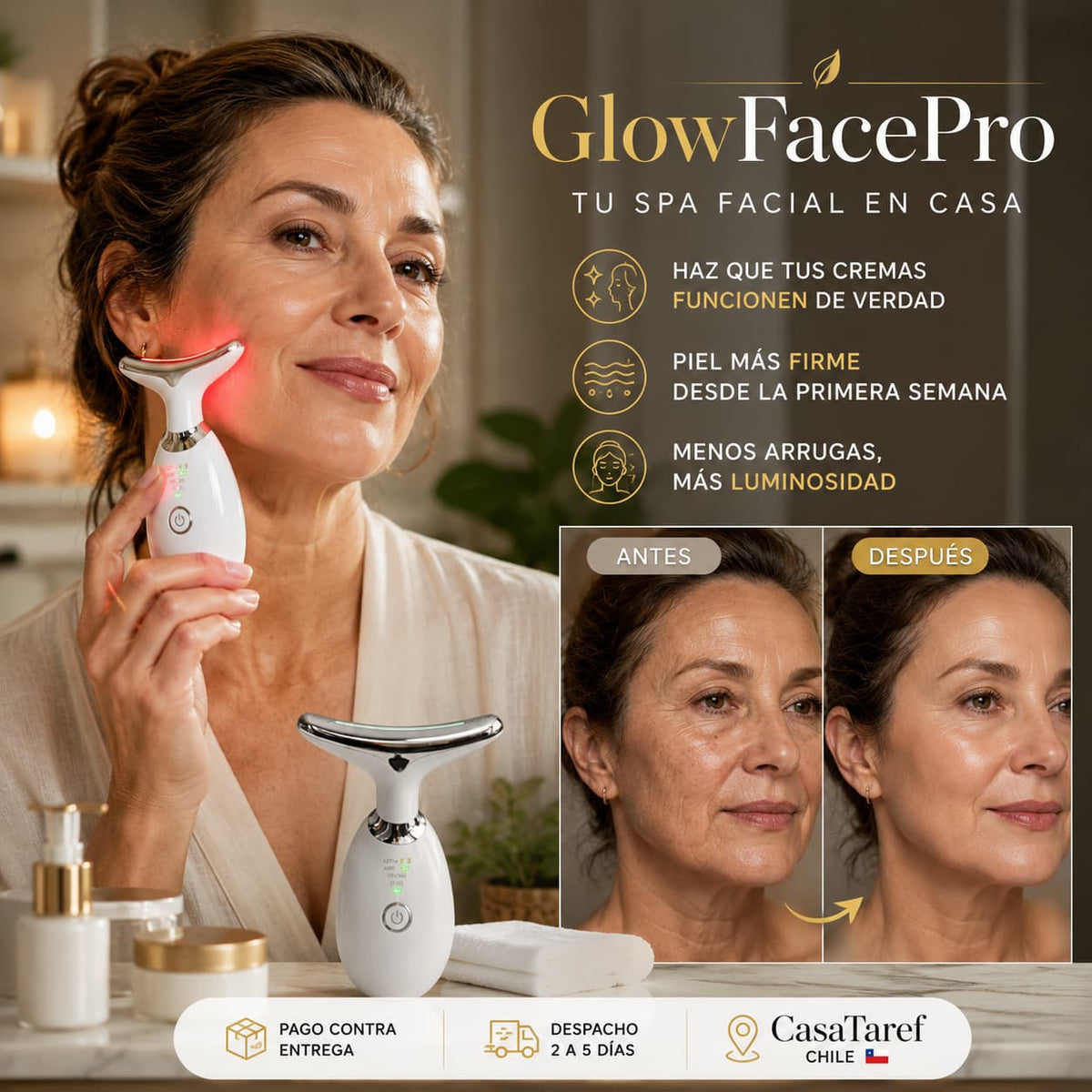 GlowFacePro — El spa facial que transforma tu piel desde casa