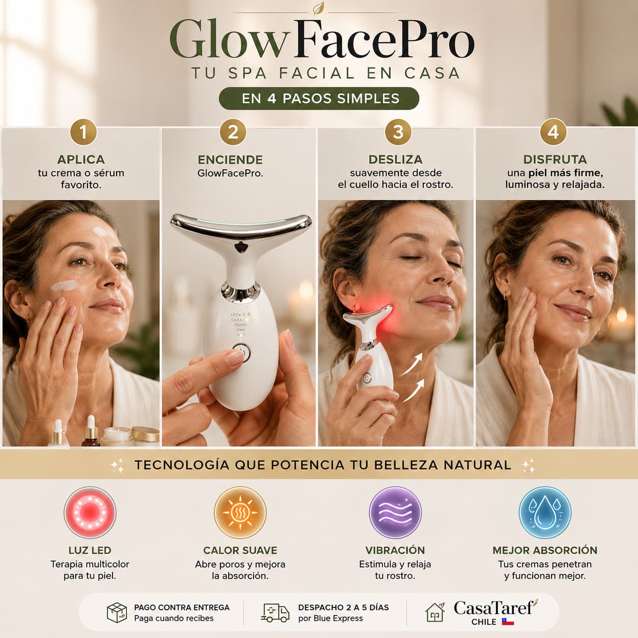 GlowFacePro — El spa facial que transforma tu piel desde casa