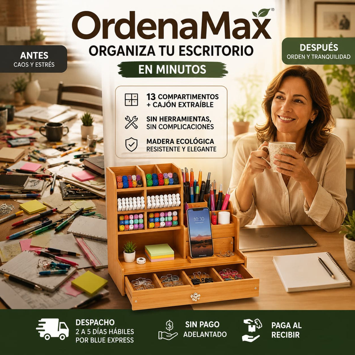 OrdenaMax - Organiza Tu Escritorio en Minutos