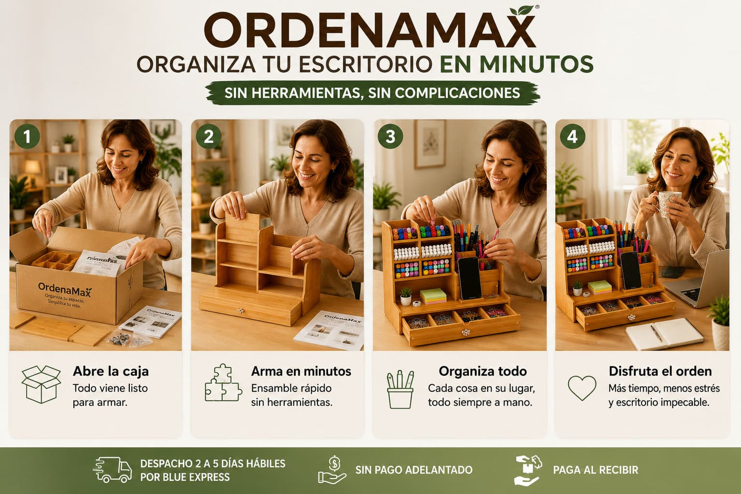 OrdenaMax - Organiza Tu Escritorio en Minutos