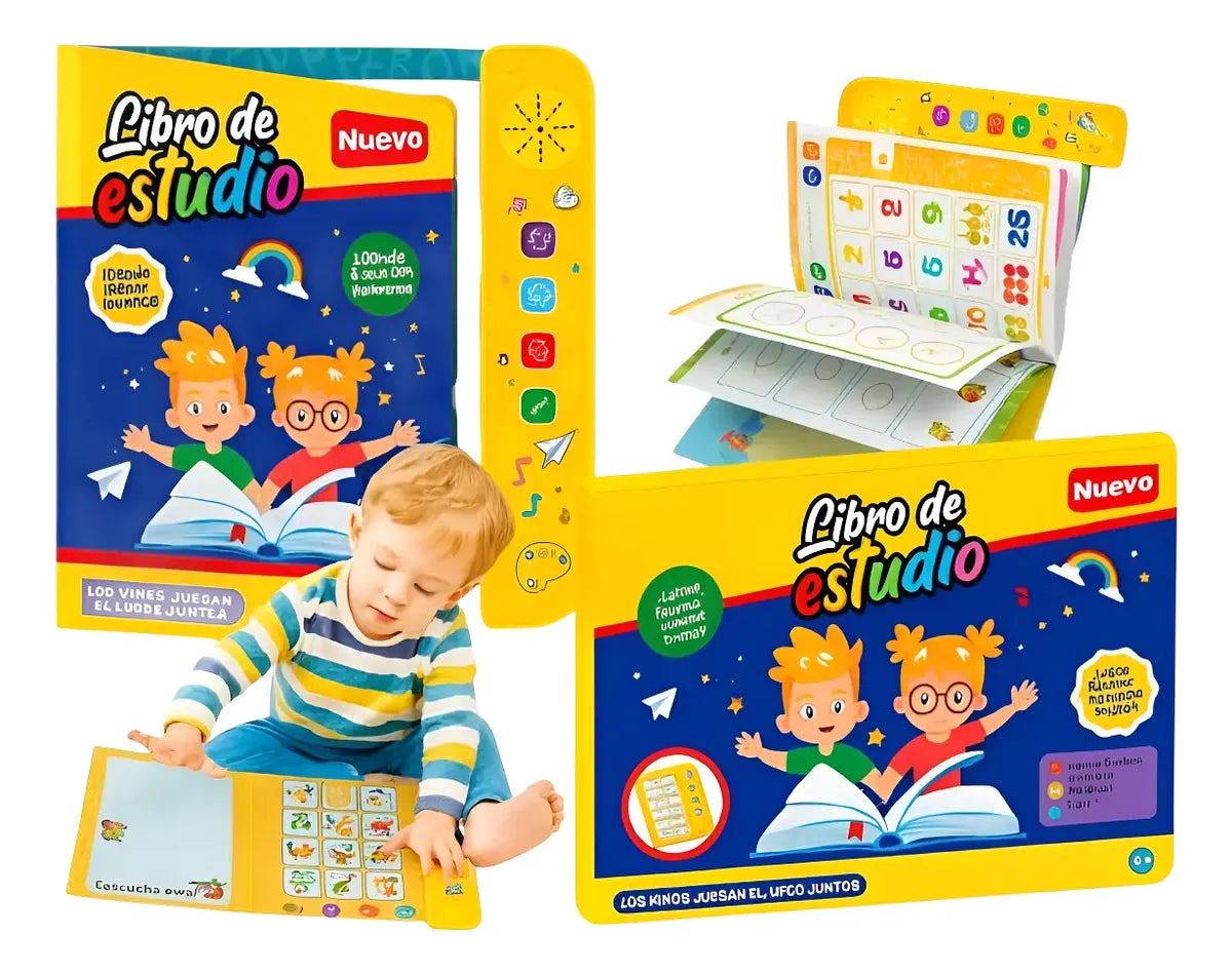LectoKids - El Libro que Enseña Letras y Números Jugando