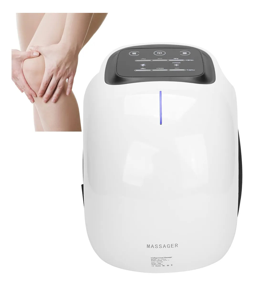 Rodillera Inalámbrica – Calor y Masaje – Ayuda a aliviar el dolor de rodilla en minutos desde casa