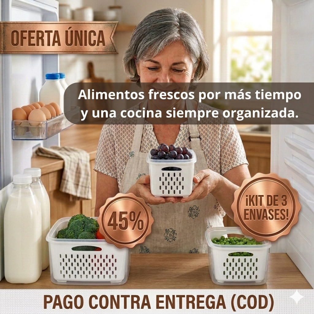 FreshBox Pro - Tus Frutas y Verduras Frescas el Doble de Tiempo