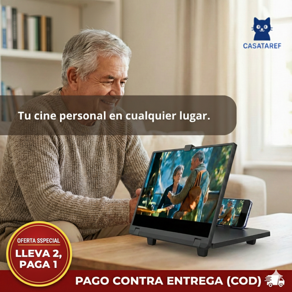 Amplificador de Pantalla – Visión Ampliada – Disfruta Imagen Clara en 3 Segundos