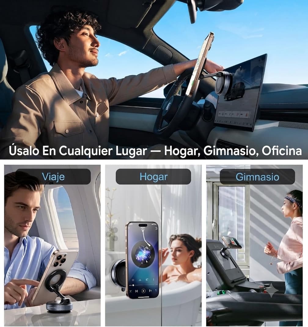 MagDrive Pro - Maneja Seguro con Tu Celular Siempre a la Vista