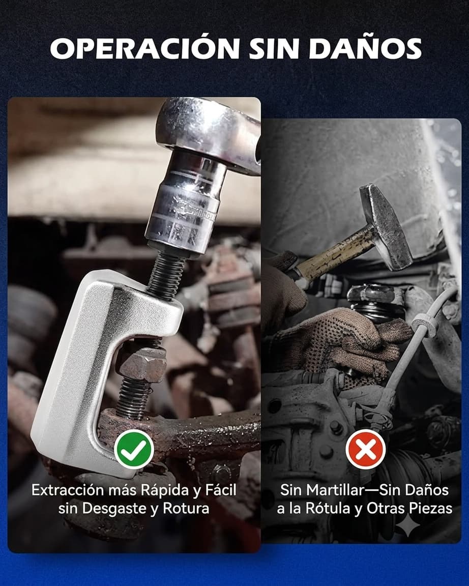 MecaPro 5-en-1 — Extrae rótulas y rotulas sin dañar nada