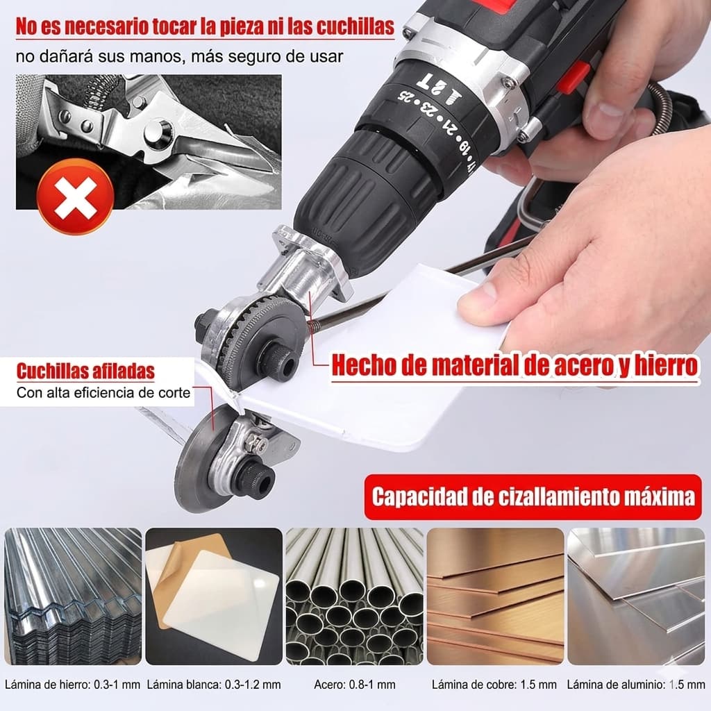 CortaPro Steel — Corta cualquier metal en segundos con tu taladro