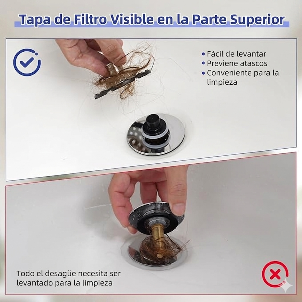 DrenStop Pro - Sella tu tina al instante sin herramientas