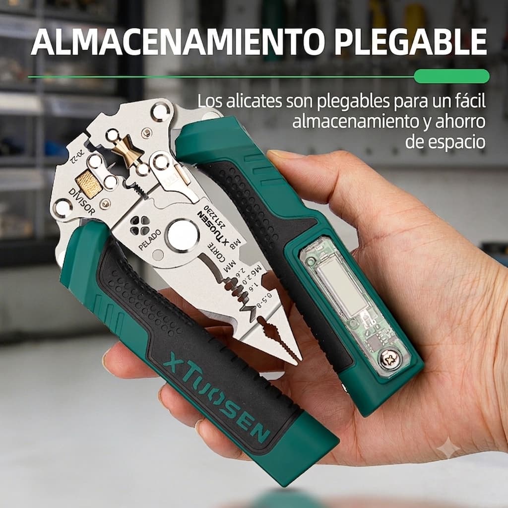 VoltGrip Pro - Pela cables y detecta voltaje con una sola herramienta