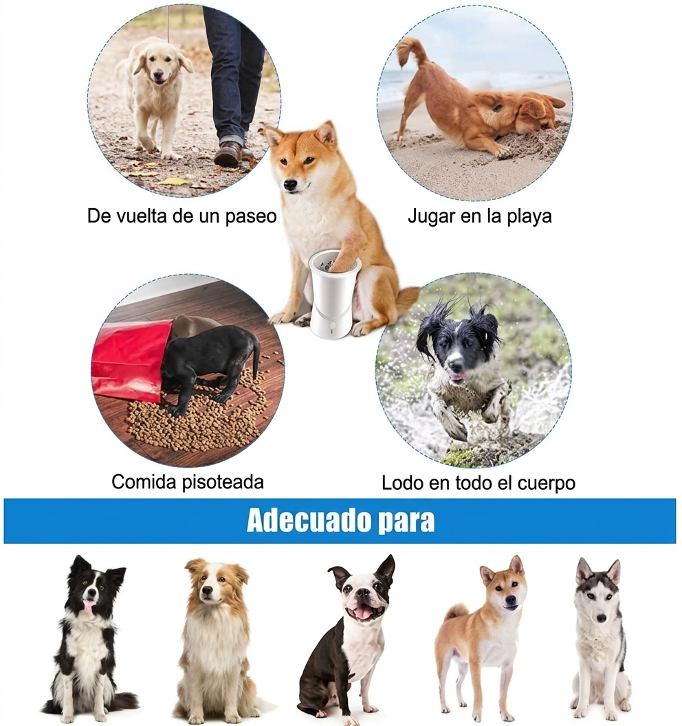 PataClean Pro - Adiós huellas de barro en menos de 1 minuto