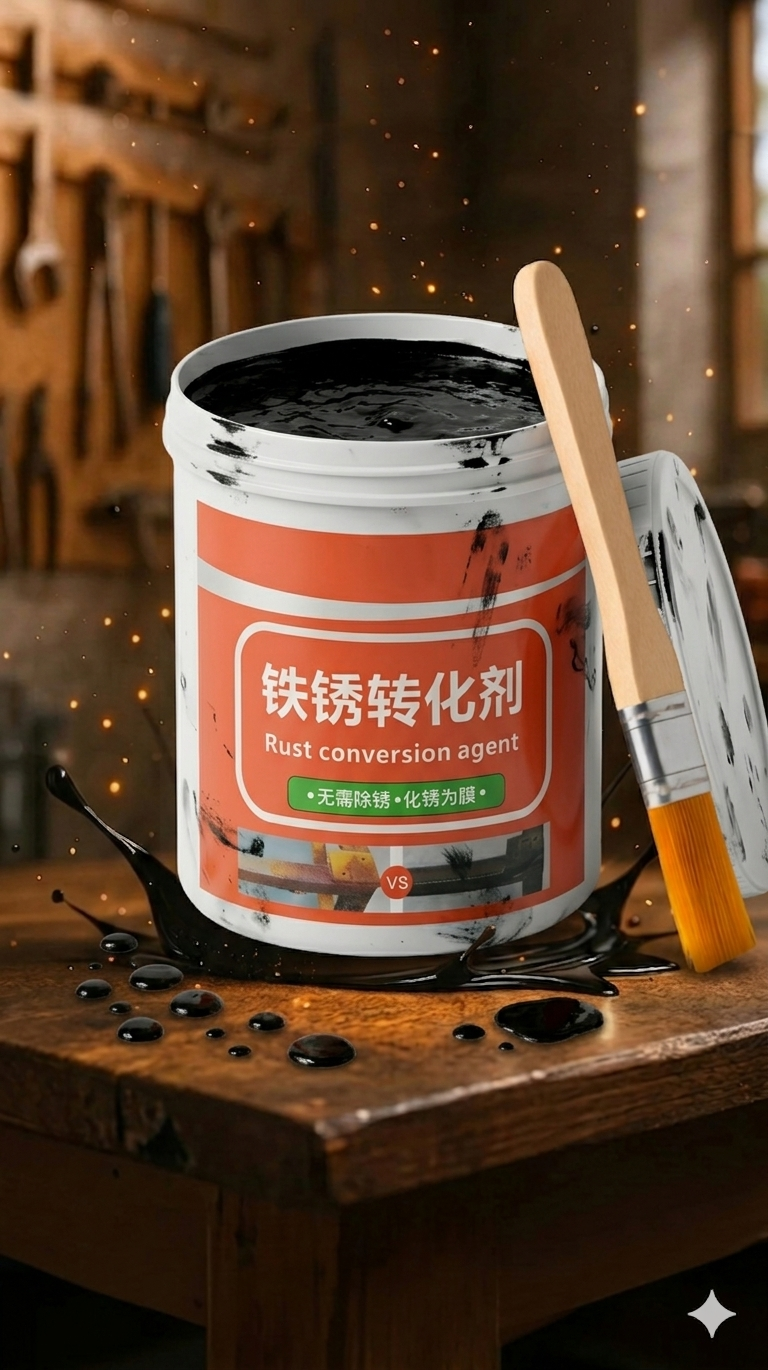 Pintura Antióxido 1kg - Elimina el Óxido Fácil - Recupera Metales en Solo Minutos