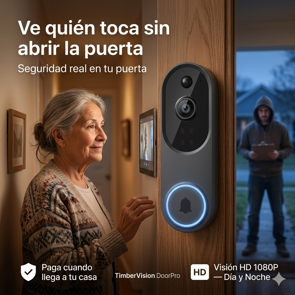 TimberVision DoorPro - Ve quién toca sin abrir la puerta
