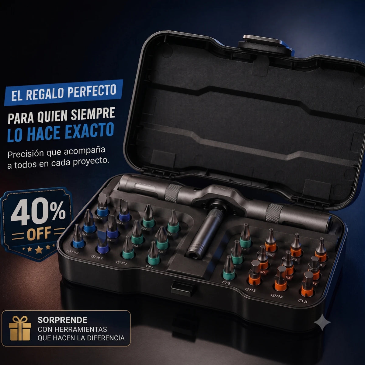 Destornillador Magnético 24 en 1 - 40% OFF