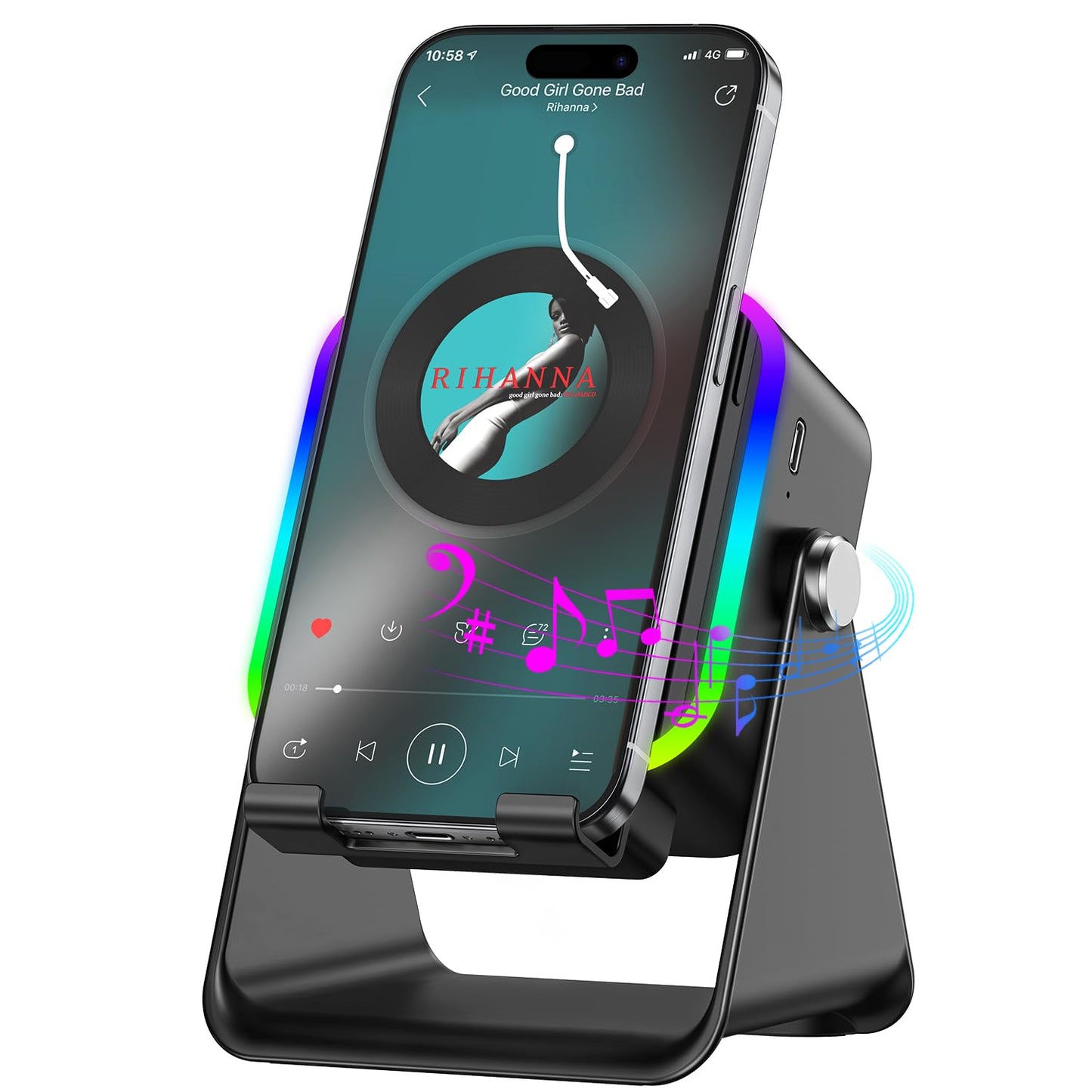 SoundBase 5en1 — Tu Música, Tu Carga y Tu Luz en Un Solo Lugar