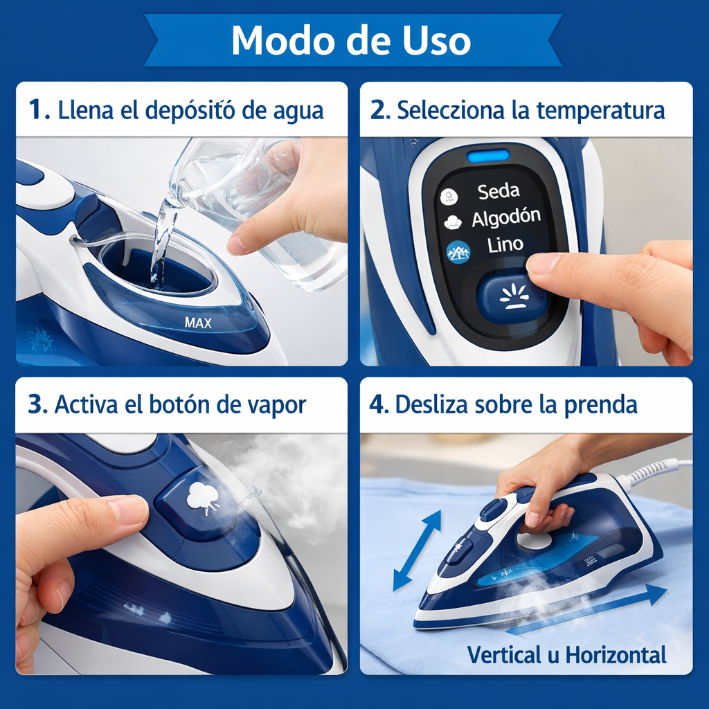 RAF SteamPro — Ropa perfecta en minutos, sin esfuerzo