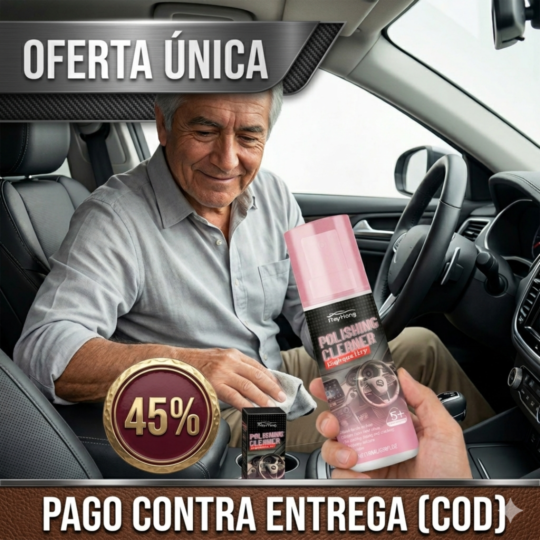 Espuma Limpiadora para Auto – Limpia Cualquier Superficie en Segundos – Adiós a la Suciedad en 1 Sola Pasada 🚗✨