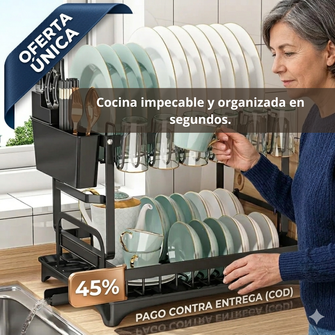 BowlRack Pro - Seca y Organiza Tu Cocina Sin Esfuerzo