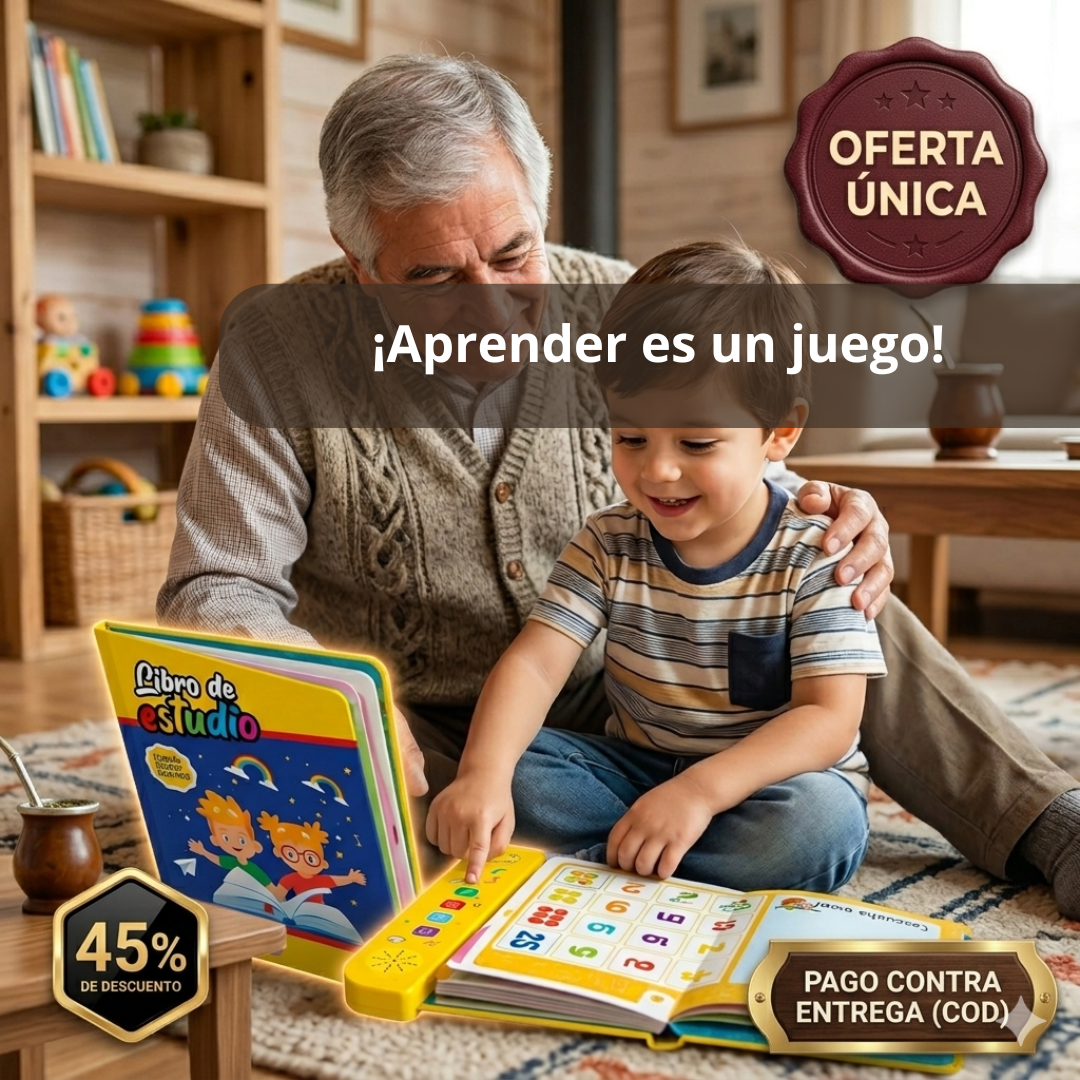 LectoKids - El Libro que Enseña Letras y Números Jugando