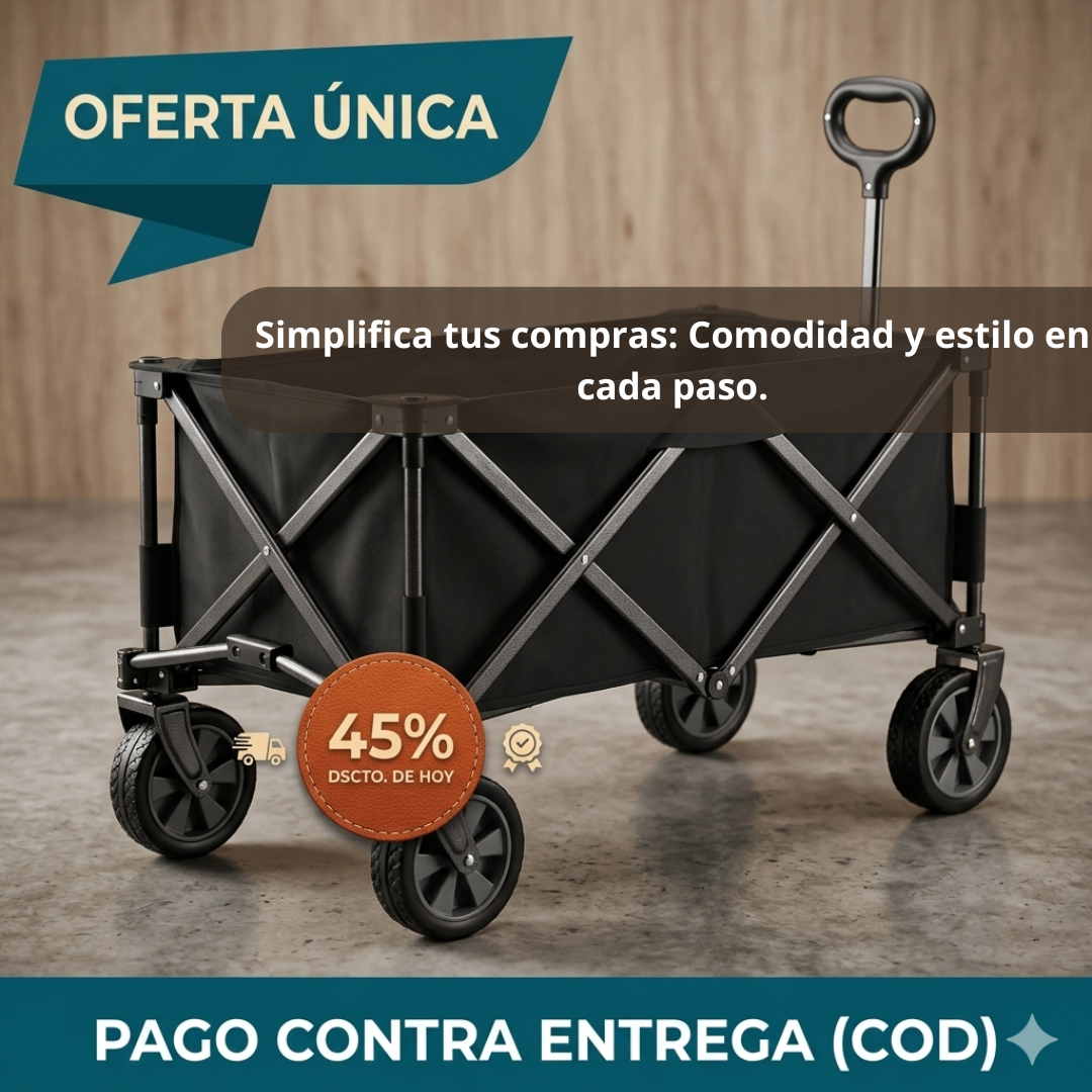 CargoFlex – El Carrito que Carga Todo Sin Esfuerzo