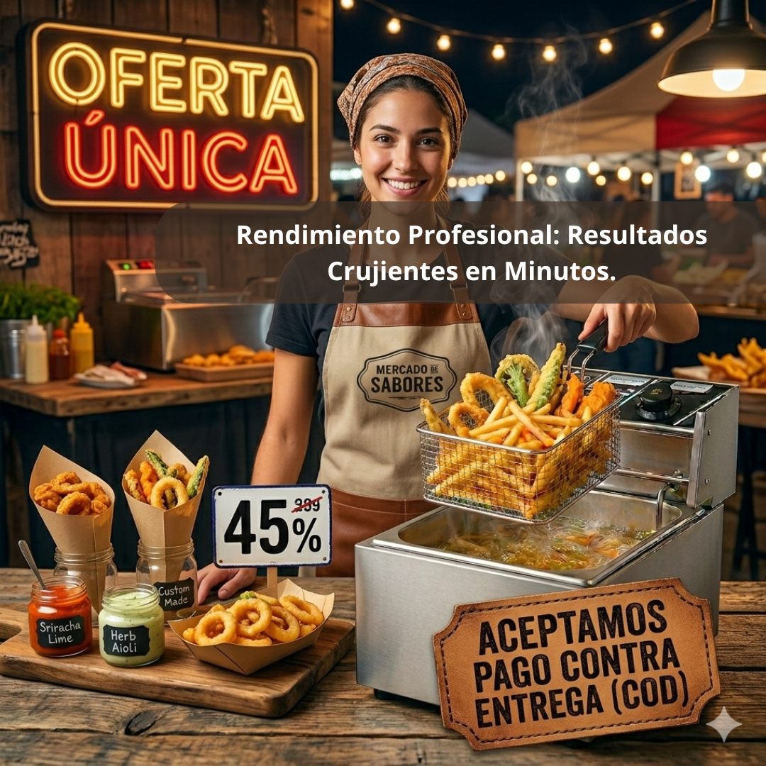FryPro 6L – Frituras crujientes y abundantes para toda la familia
