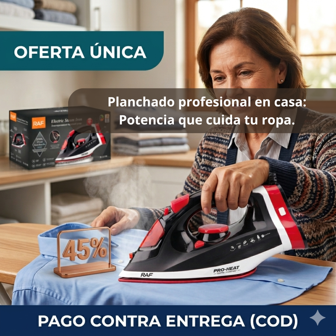 RAF SteamPro — Ropa perfecta en minutos, sin esfuerzo