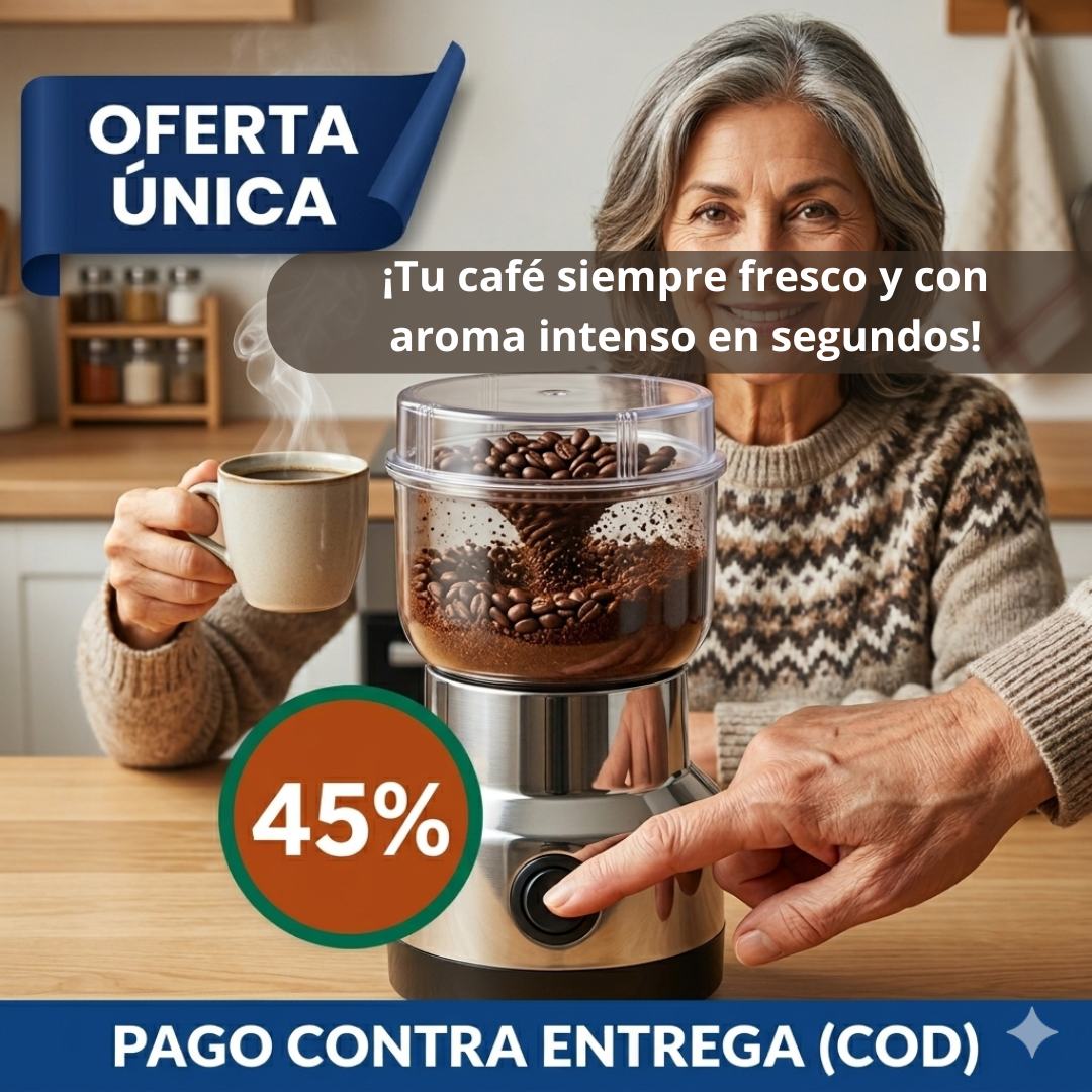 MoliPro — Muele Fresco y Conserva Todo el Sabor en Segundos