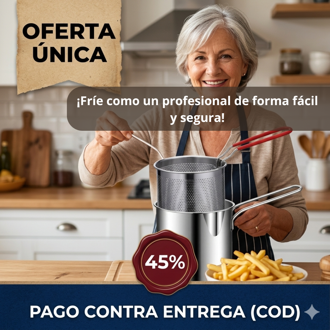 FryPro – Frituras crujientes, sin salpicaduras y sin quemarte