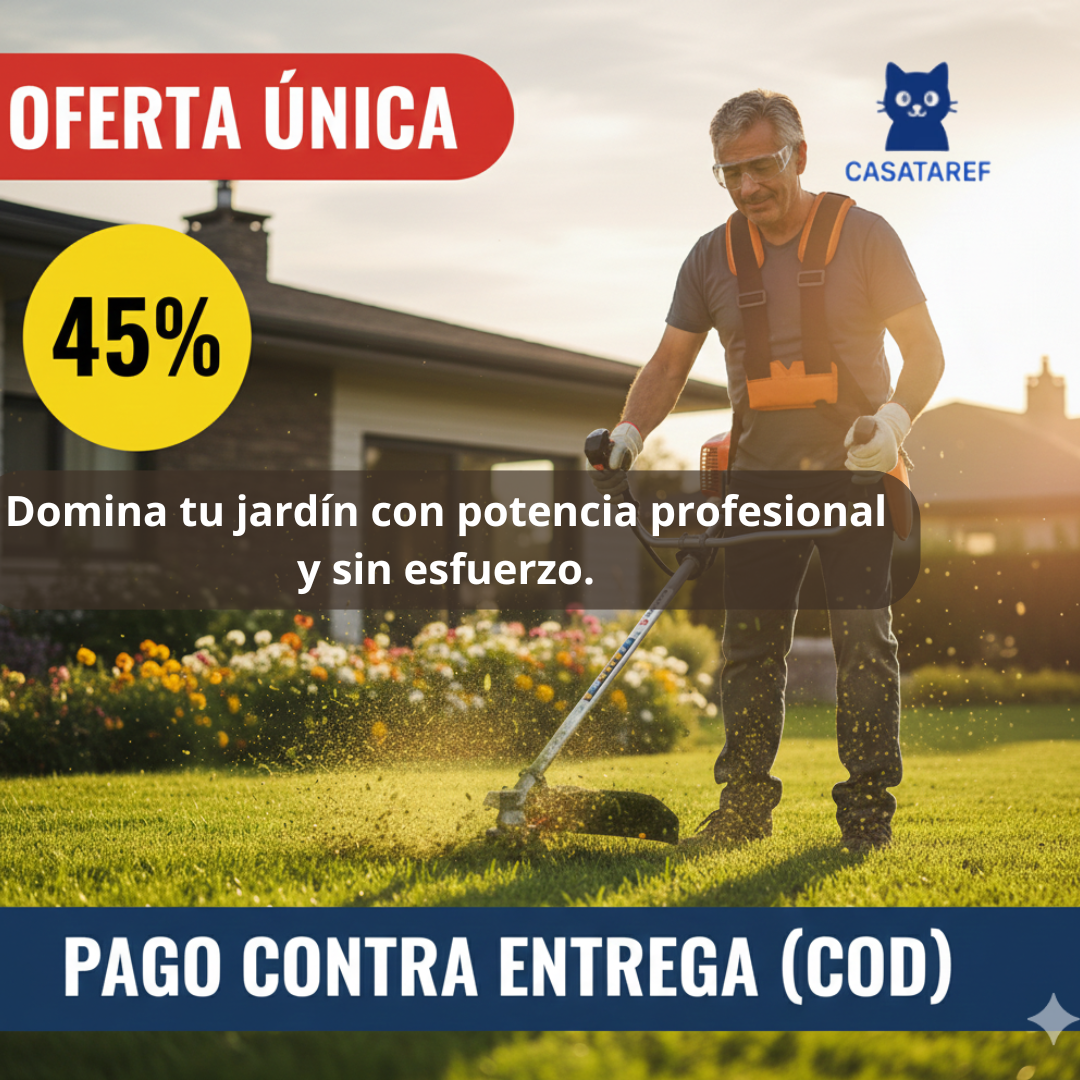 Desmalezadora 52cc Multifunción – Limpieza Total – Jardín Impecable en Minutos